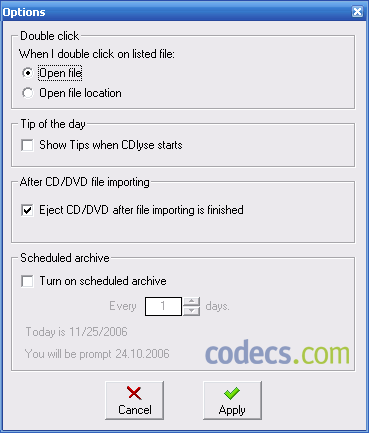 CDlyse 1.3 screenshot