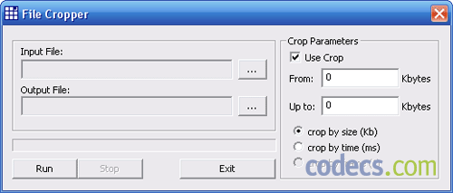 Elecard Stream Cutter 1.0 screenshot