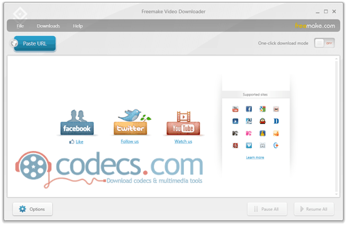 Freemake Video Downloader 3.5.1.1 screenshot