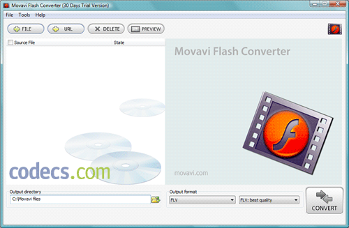Movavi Flash Converter 2.9.2 screenshot