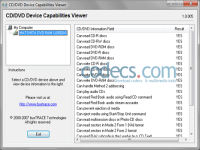CD/DVD Capabilities Viewer 1.0.0.5 screenshots