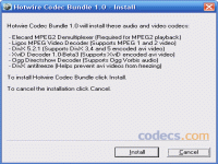 Hotwire Codec Bundle 1.0 screenshots