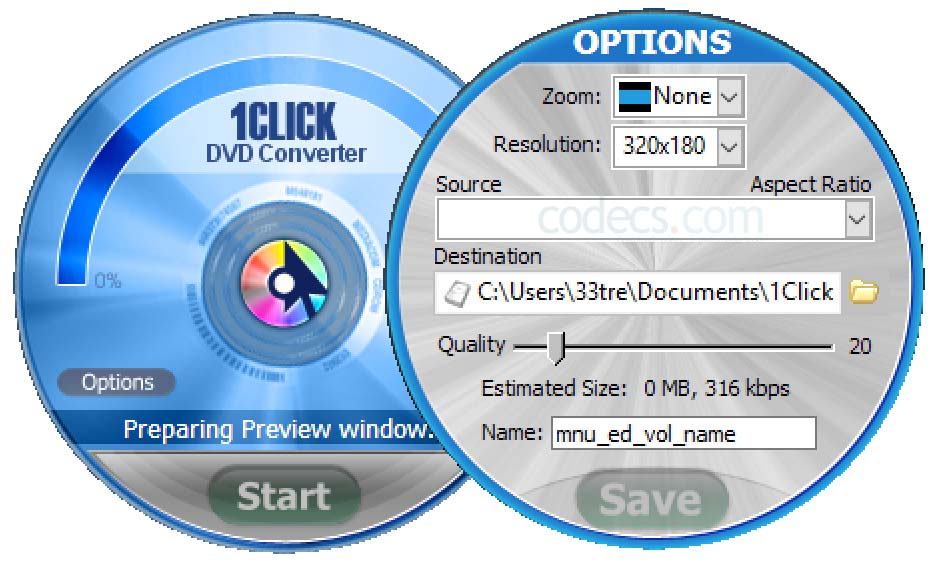 1Click DVD Converter 3.2.1.6 screenshot