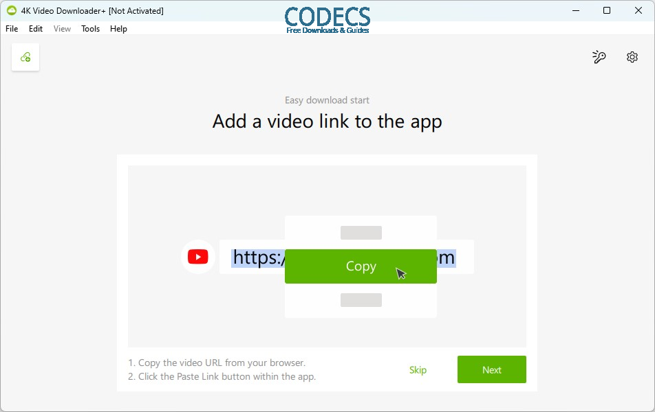 codec 4k video downloader