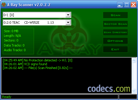 A-Ray Scanner 2.0.2.3 screenshot
