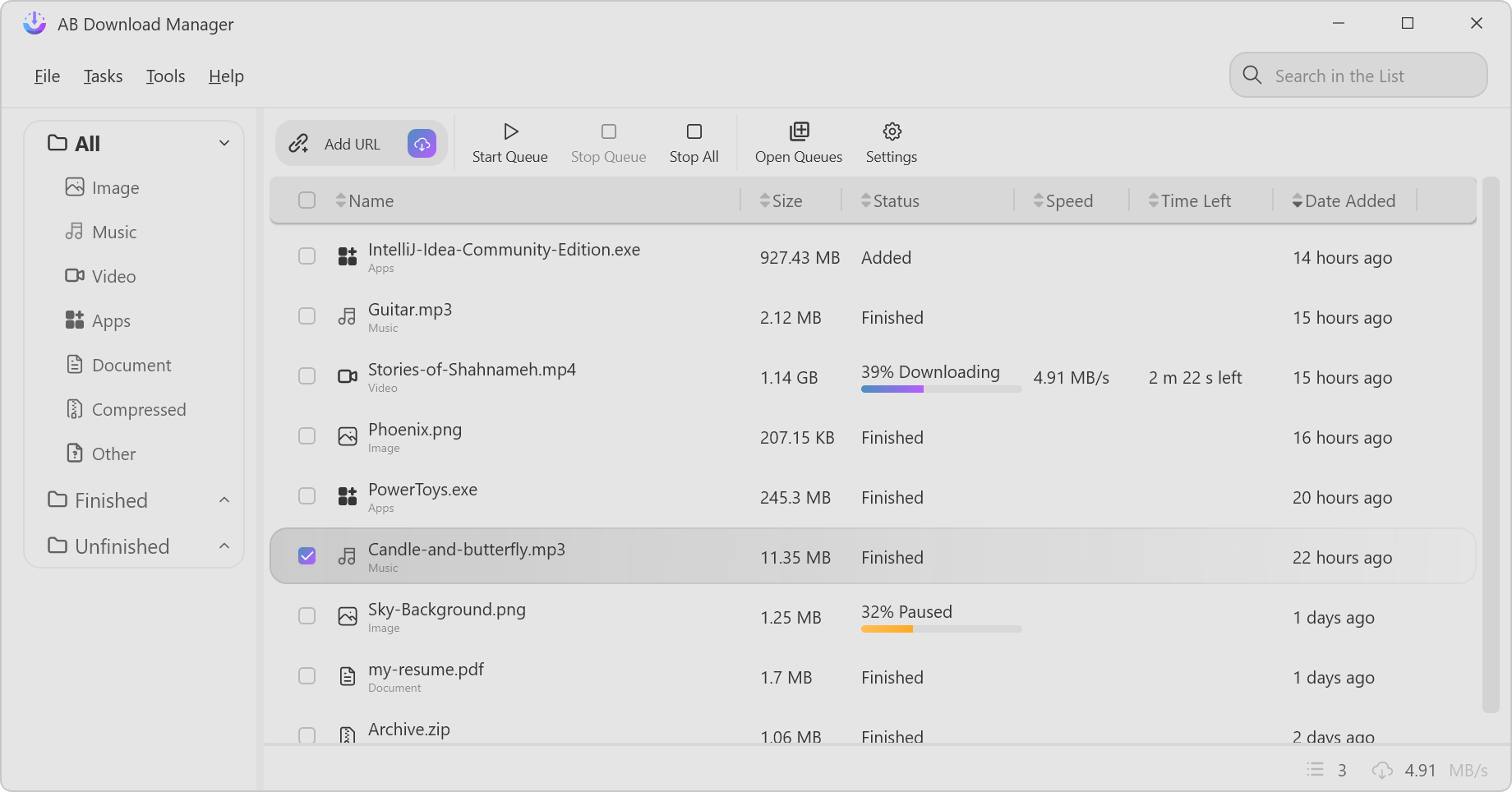 Download AB Download Manager screenshot