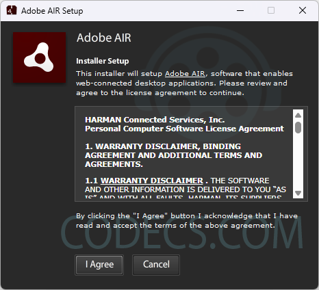 Adobe AIR 51.1.3.4 screenshot