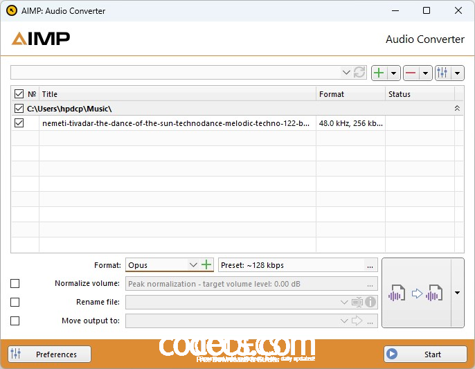 AIMP 5.11.2421 screenshot