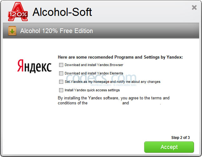 Alcohol 120% 2.1 screenshot