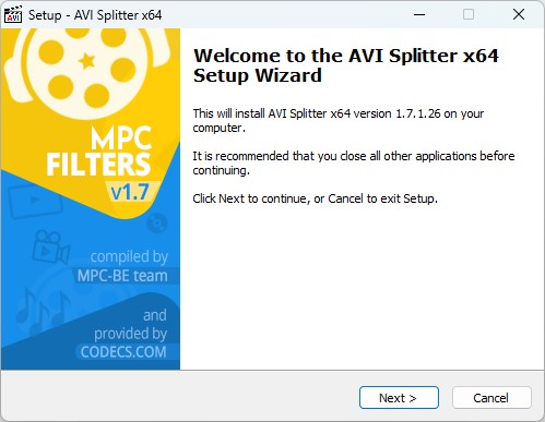 AVI Splitter 1.7.2.61 screenshot