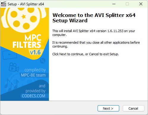 AVI Splitter 1.6.6439 screenshot