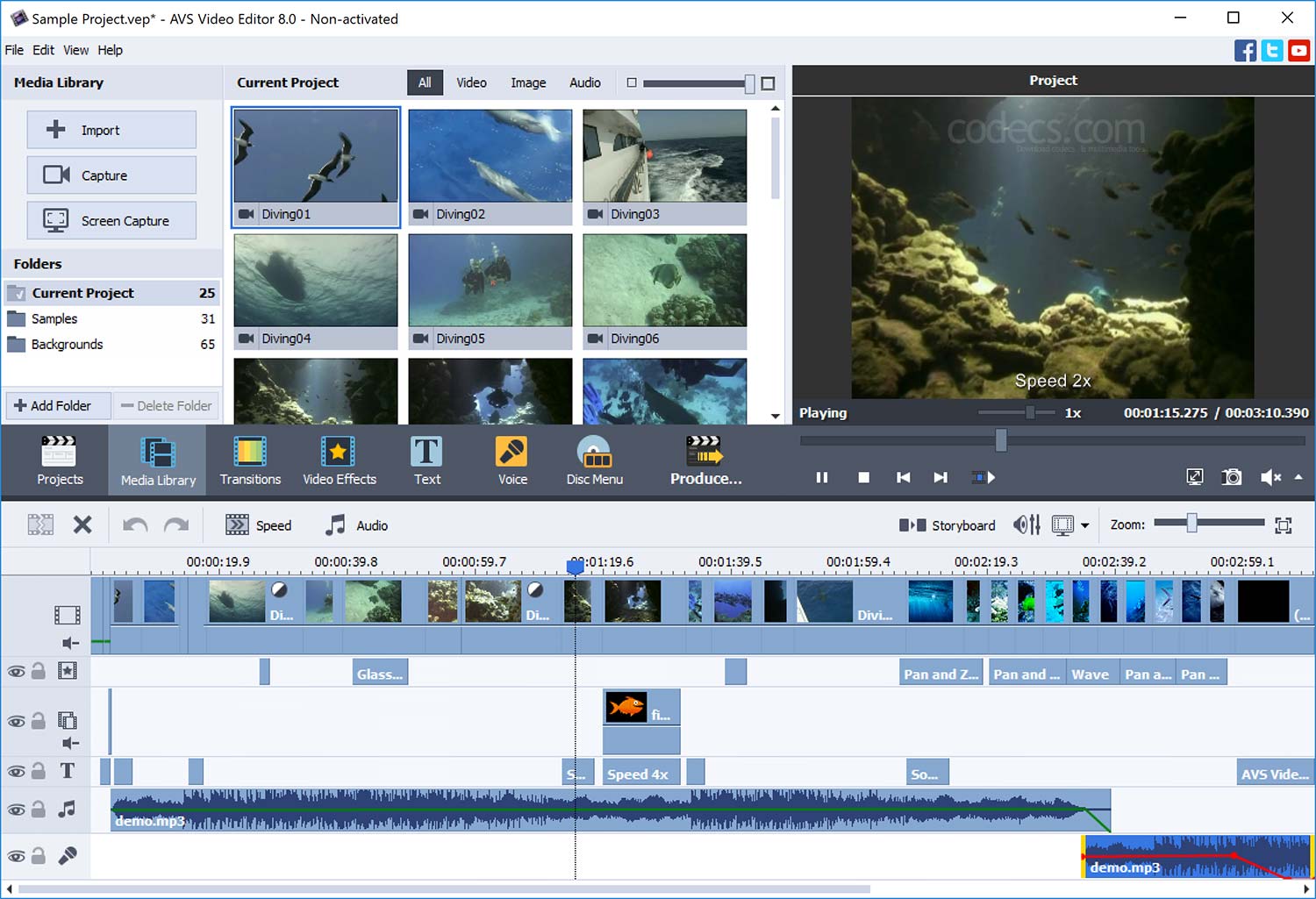 AVS Video Editor 9.7.2 screenshot
