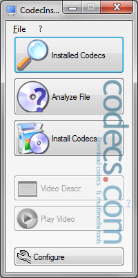 CodecInstaller 2.10.4 screenshot