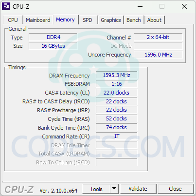 CPU-Z 2.11 screenshot