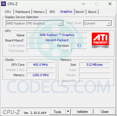 CPU-Z 2.11 screenshot