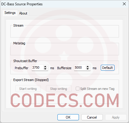 DC-Bass Source Filter 1.3.0 screenshot