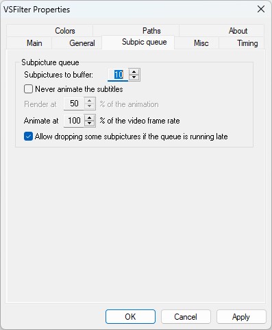 DirectVobSub (VSFilter) 1.5.7.60 screenshot