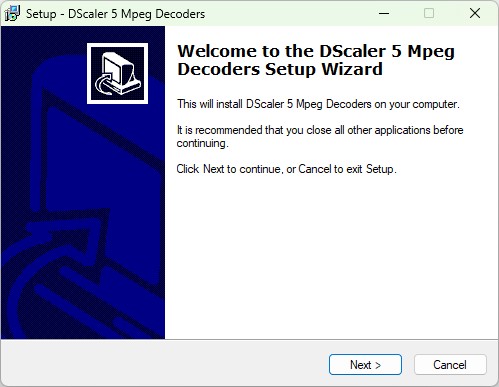 DScaler MPEG Filters 5.0.0.8 screenshot