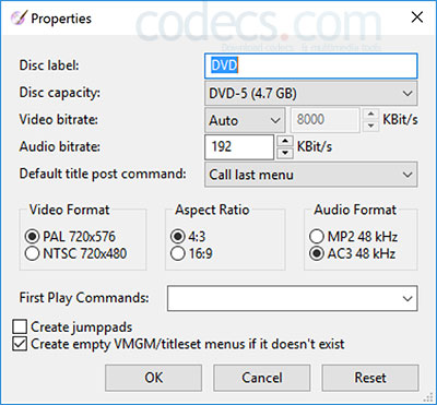 DVDStyler 3.3 beta 3 screenshot