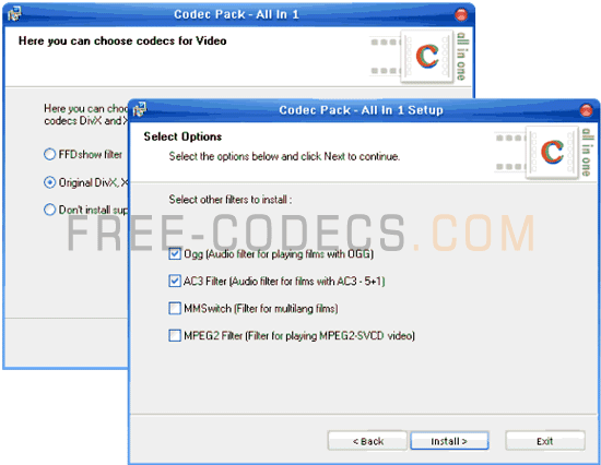 Codec Pack All in 1 6.0.3.0 screenshot