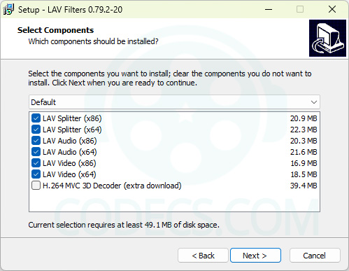 LAV Filters 0.79.2 / 0.79.2-20 nightly screenshot