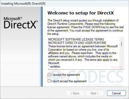 Download DirectX screenshot