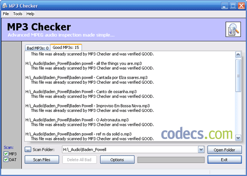 MP3 Checker 1.08 screenshot