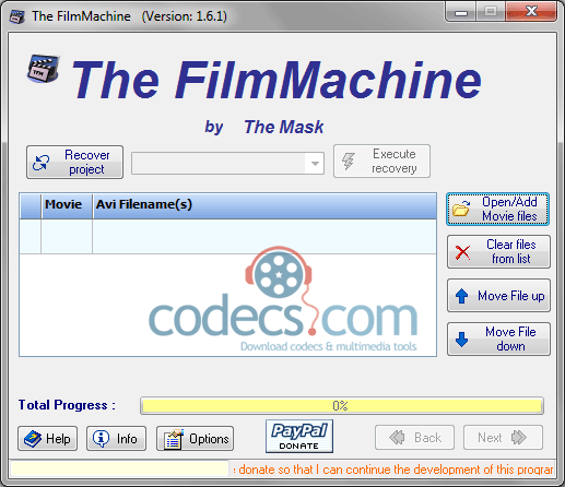 The FilmMachine 1.6.3 screenshot