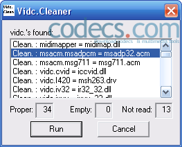 Vidc.Cleaner 09.03.2004 screenshot