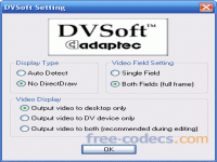 Adaptec DVSoft codec 1.11 screenshots