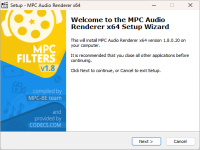 MPC Audio Renderer 1.8.0.20 screenshots