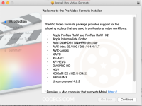 Pro Video Formats 2.3.1 for Mac screenshots